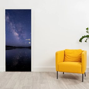 Fotótapéta ajtóra - Éjszakai égbolt (95x205cm)