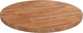 vidaXL világosbarna kezelt tömör tölgyfa kerek asztallap Ø30x1,5 cm