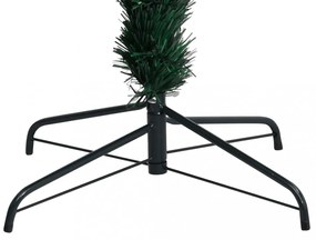 zöld száloptikás műkarácsonyfa állvánnyal 150 cm