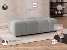 Világosszürke lábtartó Albane – Ropez