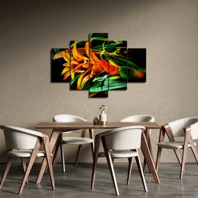 Narancssárga csokor képe (150x105 cm)