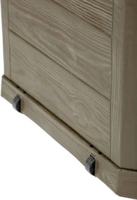 WOODYS Kerti műanyag láda 280 L barna