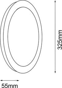 Antigo Disk 1283 Felületi spotlámpa 1x9W/LED 1177lm IP20