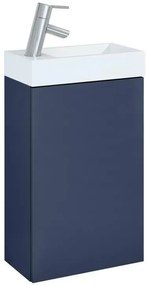 AREZZO design MINI 40 1 ajtós matt kék (alsószekrény + mosdó)