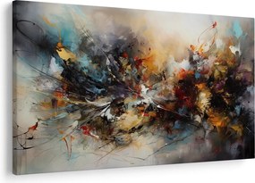 Kép - Absztrakt grafika (90x60 cm)