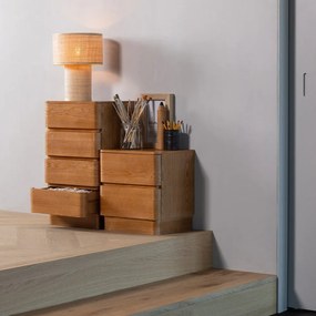 Natúr színű éjjeliszekrény Fejo – WOOOD