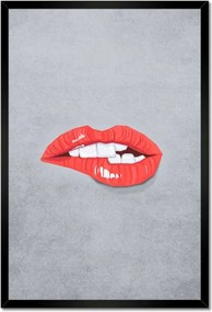Poszterek keretben 40x60 Csábító ajkak