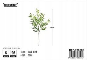 Mesterséges Fűzfa Ág 90cm Zöld Dekoráció