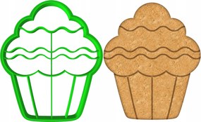 Mézeskalács lyukasztó keksz Zsíros Csütörtök Muffin 8cm