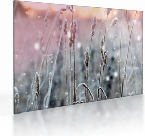 Üveg kép - Téli táj (70x50 cm)