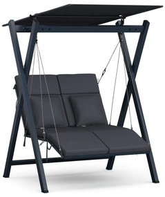 Blumfeldt FlexiSwing, hollywoodi hinta, 2 üléses, állítható háttámla, napellenző, időjárásálló