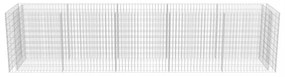 horganyozott acél gabion magaságyás 450 x 90 x 100 cm