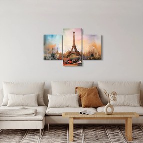 Kép - Az Eiffel-torony festménye (90x60 cm)