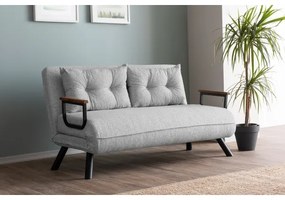 Kétszemélyes kihúzható kanapé QIRA szürke