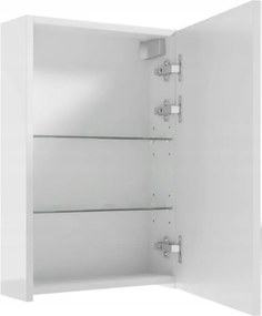 Fürdőszoba szekrény tükörrel 40x60 cm akasztós keskeny Robusztus és praktikus