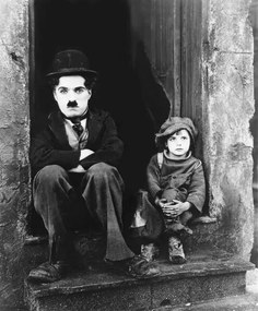 Fotográfia Charles Chaplin And Jackie Coogan