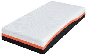 Matrac Fehér és Szürke 80 x 160 cm Gél Memóriahab
