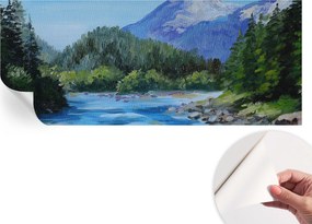 Öntapadós Dekoratív Fotótapéta Hálószobába Hegyi táj 250x104 cm