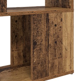 Tárolóegység Régi fa MDF 60 x 24 x 124 cm Tárolóegység