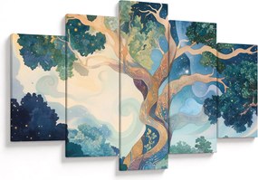 Kép – Kozmikus fa (150x105 cm)