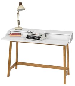 St. James íróasztal, fehér asztallappal - Woodman