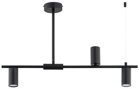 Csillár rúdon URANOS 3xGU10/10W/230V fekete