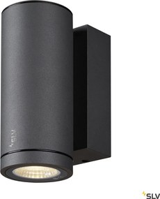 SLV 1003422 ENOLA ROUND Modern Kültéri Fali Lámpa Antracit, Átlátszó LED IP65