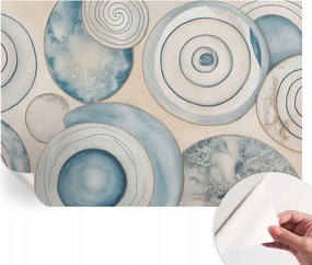 DekoratĂv öntapadĂłs fotĂłtapĂ©ta irodĂĄba SpirĂĄl örvĂ©nyek 152x104 cm