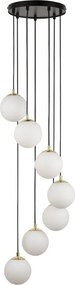 Sigma lighting modern függeszték piano fehér fekete sárgaréz sig33660