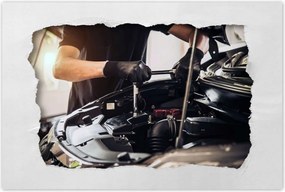 Poszterek 120x80 Autó motor javítás