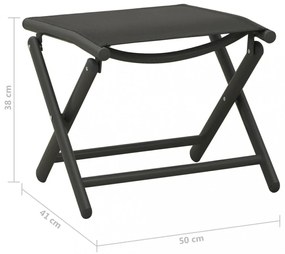 9 részes fekete-antracitszürke kerti ülőgarnitúra