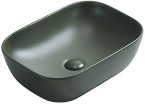 Mexen Rita, asztali mosogató 45x32x14 cm, sötétzöld matt, 21084579