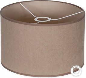 Lámpaernyő bézs univerzális kerek divatos henger lámpabúra E27 E14 30 x 20 cm Soft