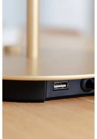 Fekete LED dimmelhető asztali lámpa fém búrával (magasság 41,5 cm) Asteria Table – UMAGE