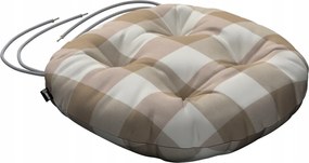 Adam székpárna 37x8 bézs-fehér kockás (5,5x5,5cm)