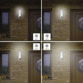 LED Intelligens kültéri kamera lámpával GoSmart LED/12W/230V IP65 Wi-Fi Tuya fehér