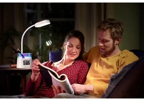 Immax 08980L-LED RGBW Dimmelhető fényerejű lámpa ceruzatartóval FALCON LED/10W/5V