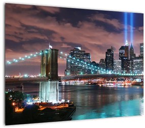 Kép - New York, Manhattan (üvegen) (70x50 cm)