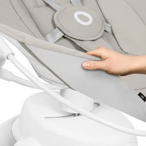 Lionelo - Zenélő babahinta IRIS, 4×AA, homokbézs