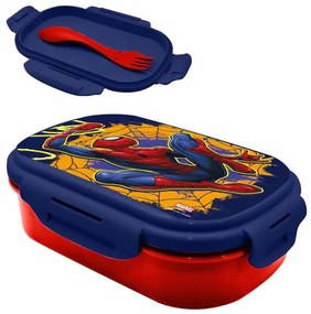 Pókember Web-Slinger szendvicsdoboz + evőeszköz szett