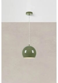 Markslöjd 108991 - POP zsinóros függeszték 1xGU10/7W/230V, átm. 20 cm, zöld