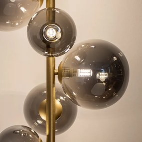 BRILAGI - LED Állólámpa MILLA 7xG9/3W/230V arany/füstös