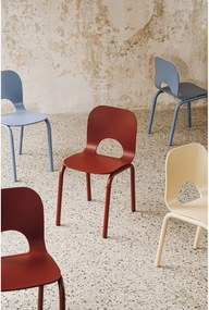 Piros étkezőszék Atto – noo.ma