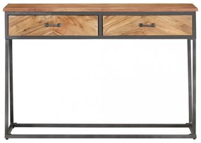 tömör akácfa tálalóasztal 110 x 35 x 75 cm
