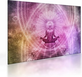 Meditáció képe (üvegen) (70x50 cm)