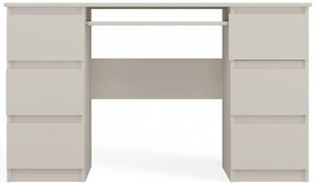 Kashar Kuba számítógépasztal, 130x76x51 cm, kasmír