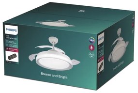 Philips BLISS LED mennyezeti ventilátor 35W 230V 5500/4000/2700K fehér + DO