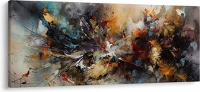 Kép - Absztrakt grafika (120x50 cm)