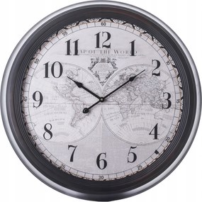 Falióra klasszikus jól olvasható fekete térkép nagy