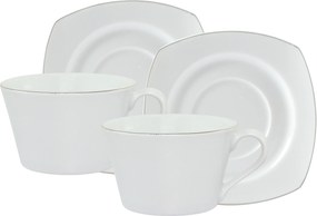 Csésze Festa Italia Bianca porcelán 220 ml 2 db